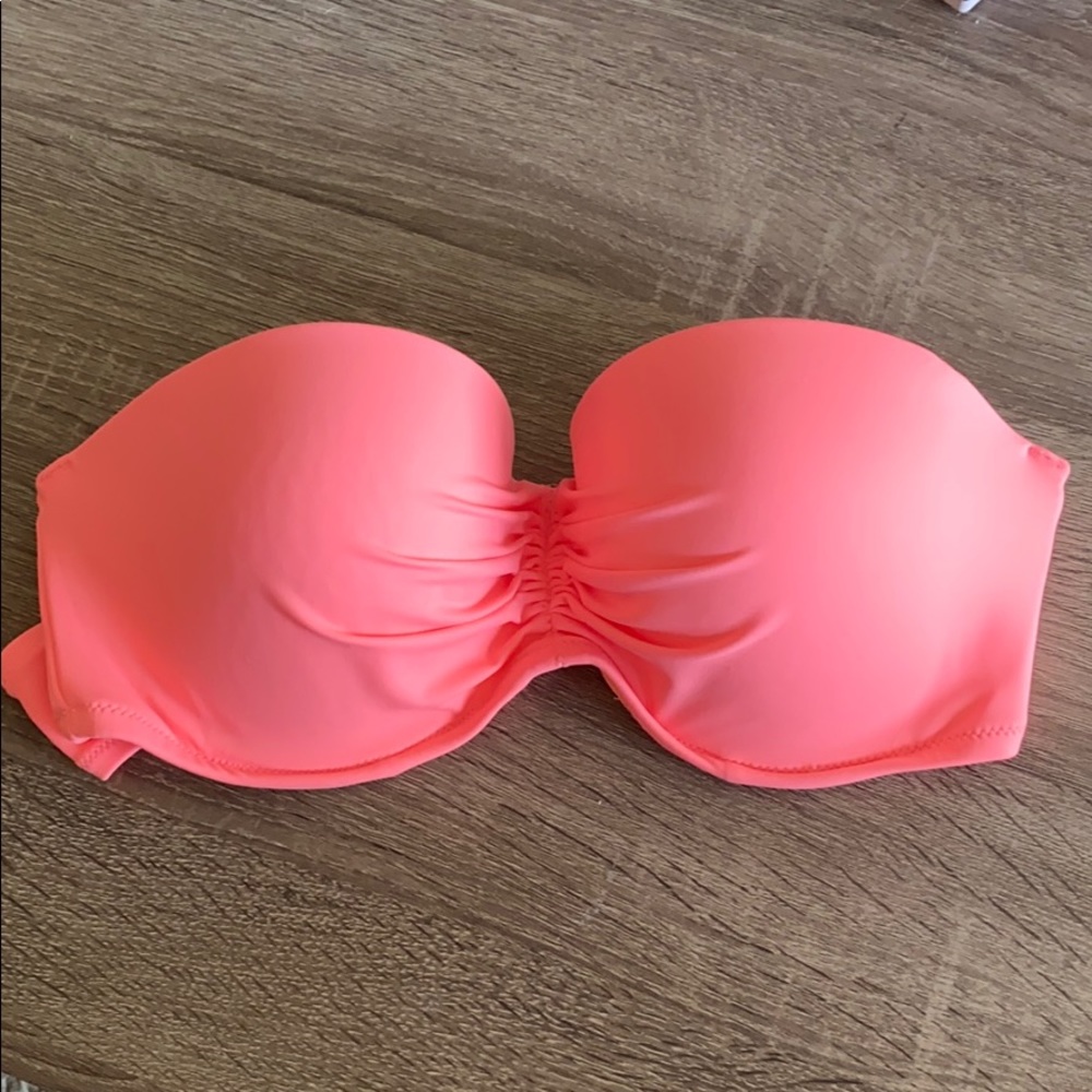 Pink Flirt Bandeau Swim Top